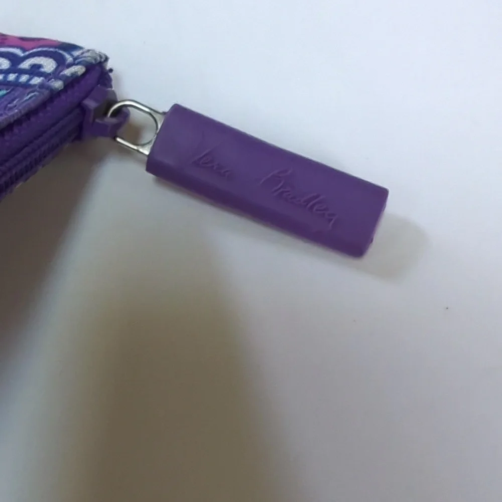 Vera Bradley, purple and blue binder pencil/ essentials pouch